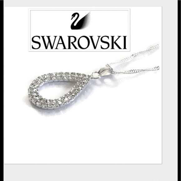 Swarovski Jewelry - SWAROVSKI 925 Teardrop Necklace