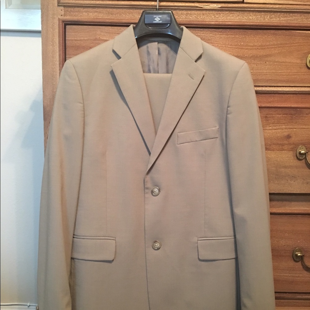 Boys Suit Immaculate Condition Tan