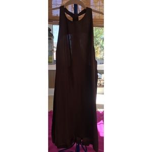 Brown swing dress