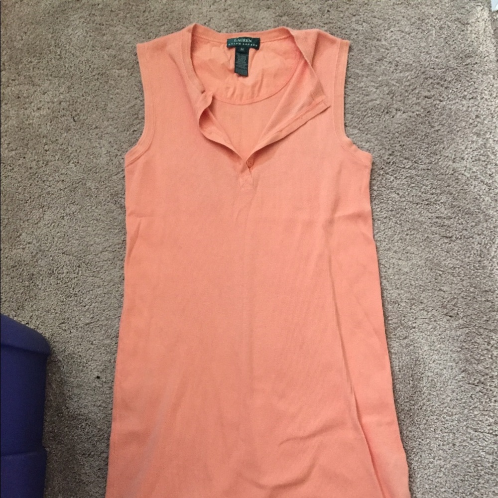 Ralph Lauren peach dress