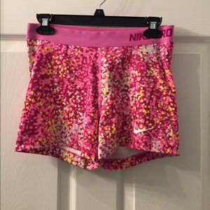 Nike pro compression shorts