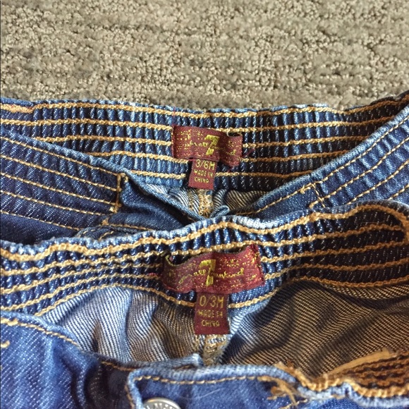 2 pairs of 7 For All Mankind for boys 0-3+3-6 - Picture 3 of 3