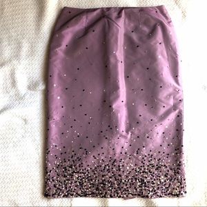 Ann Taylor sequin pencil skirt