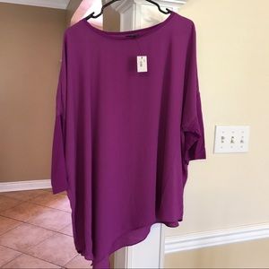 Purple blouse from The Limited