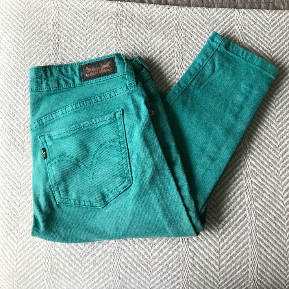Levi Skinny Legging Turquoise