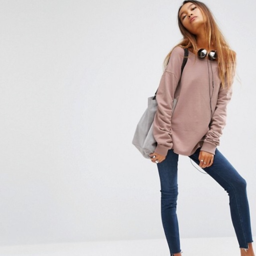 Off the Shoulder Sweatshirt