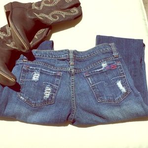 Blue Cult Distressed Jeans