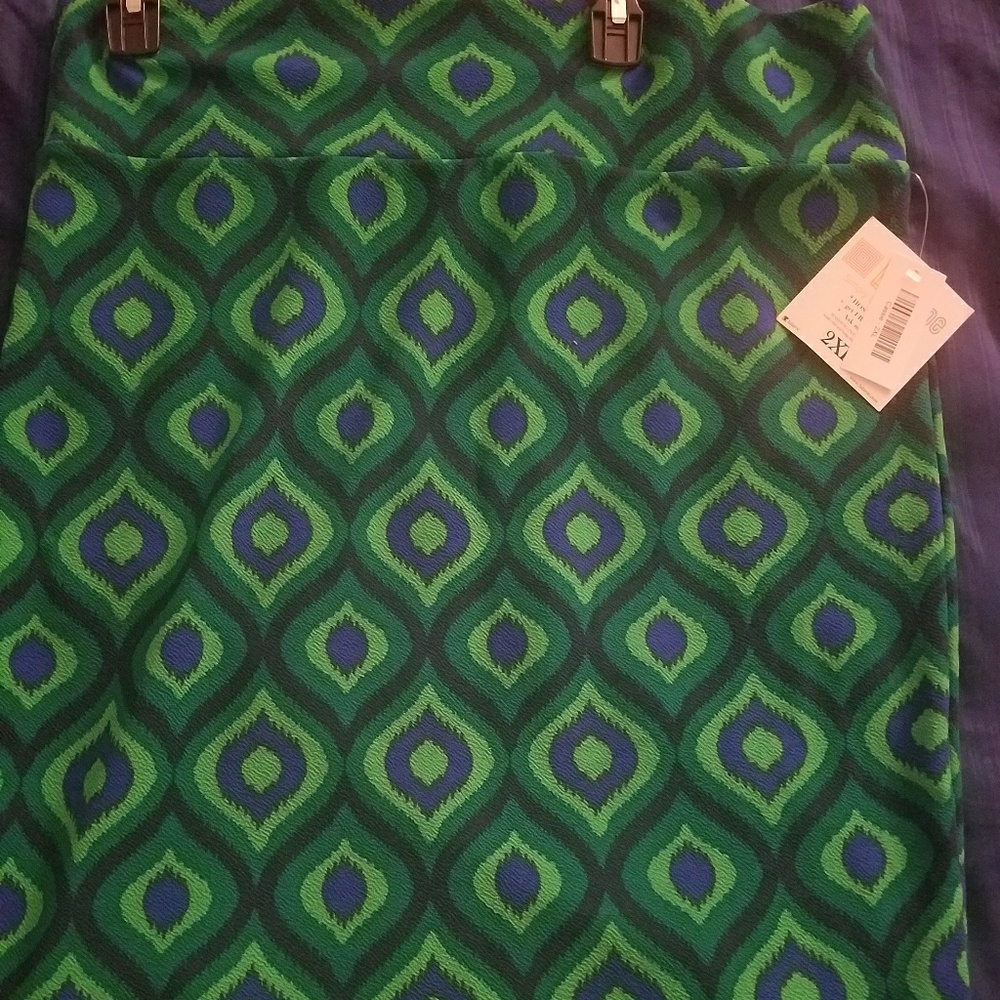 2XL Cassie peacock pattern