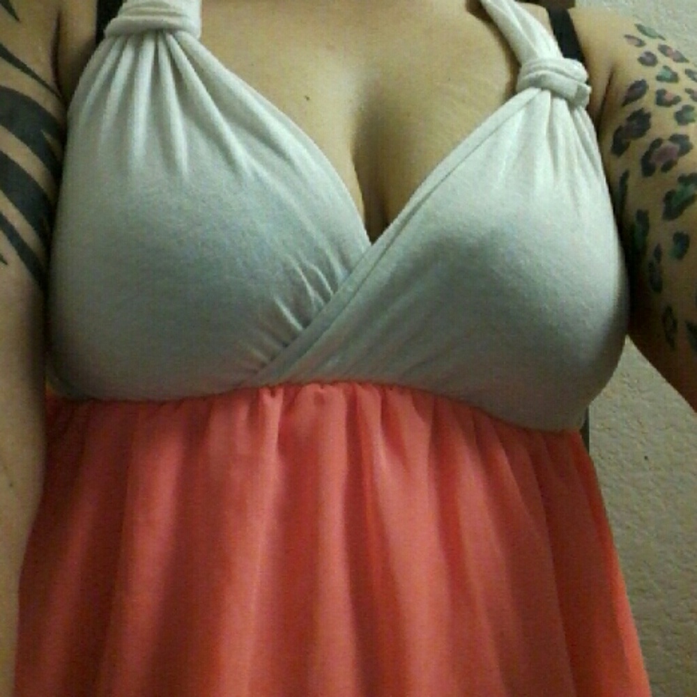 Halter tol dress