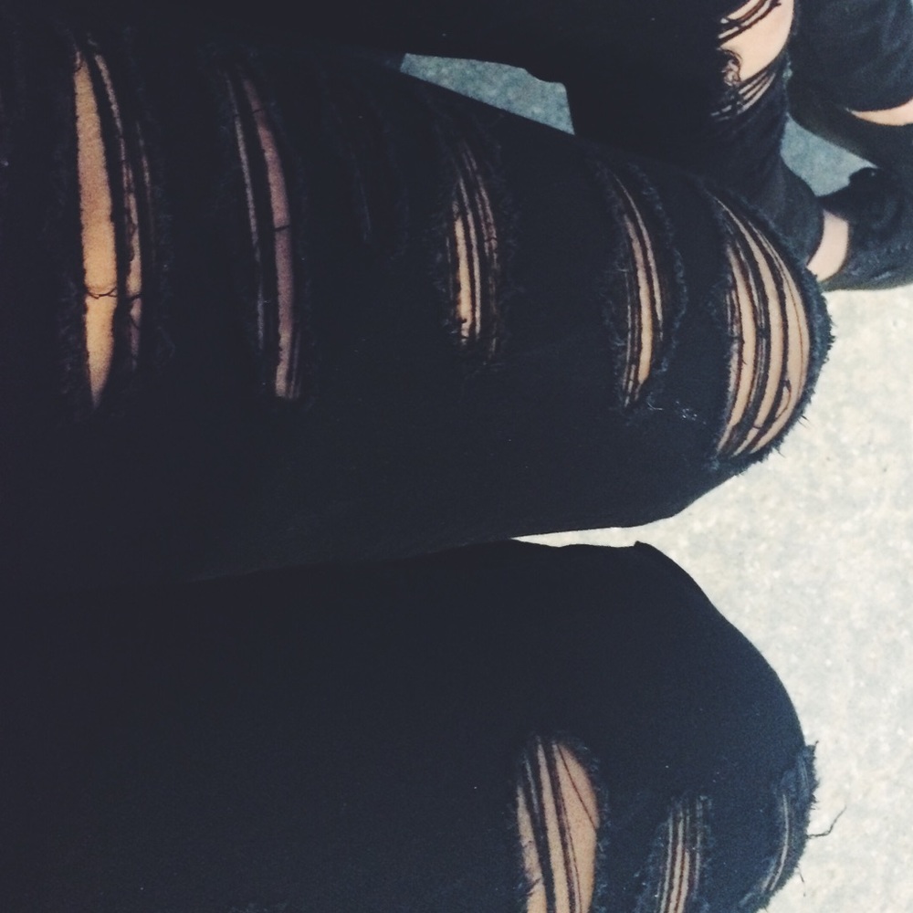 Hollister Distressed Jegging