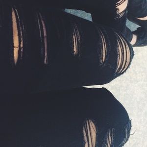 Hollister Distressed Jegging