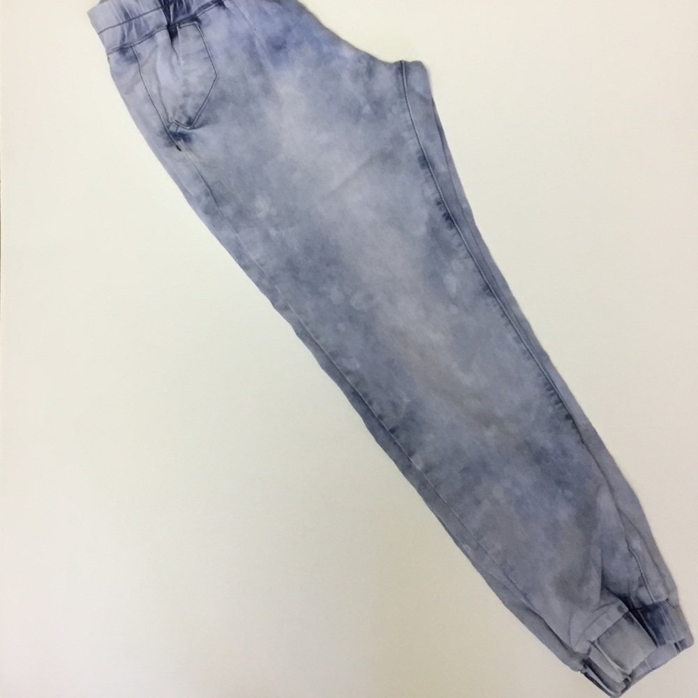 Stone washed jogging jeans