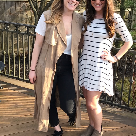 Pas de Calais // Long sleeveless trench vest - Picture 5 of 5