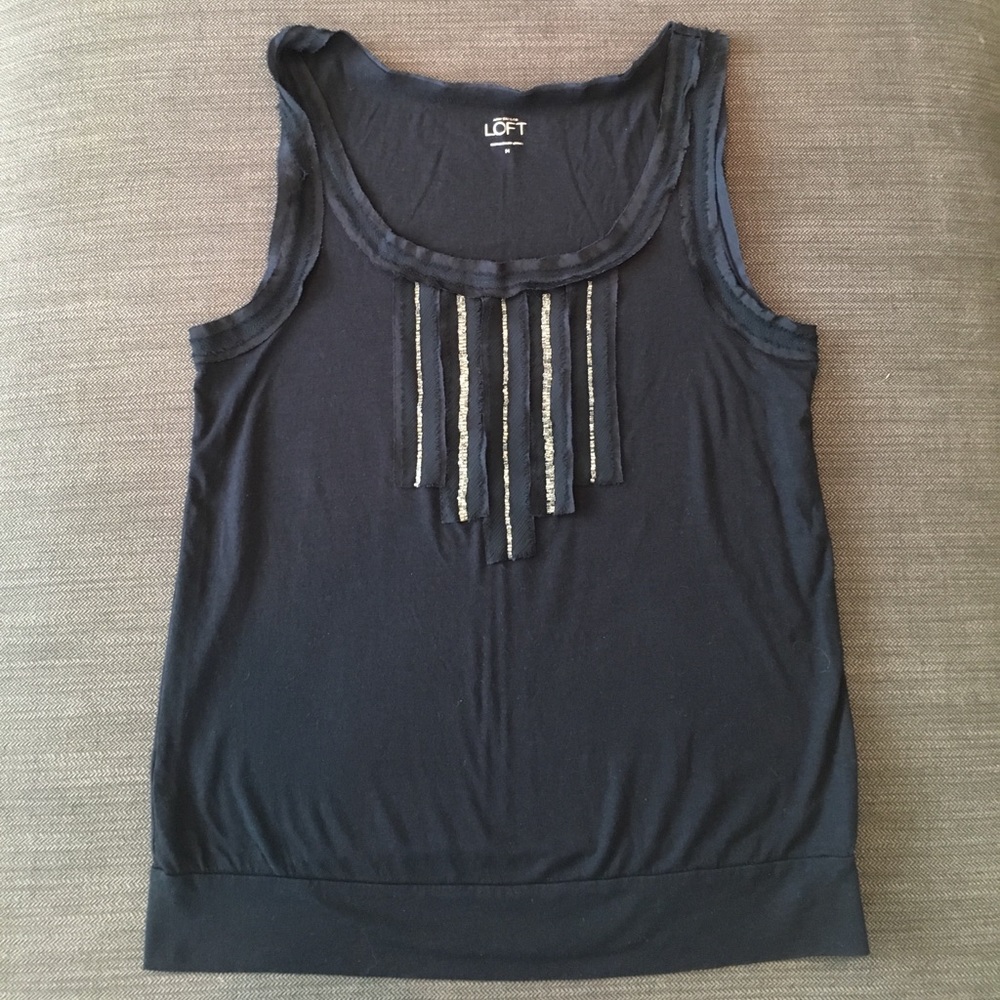 LOFT beaded tank