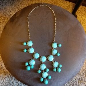 Teal necklaces