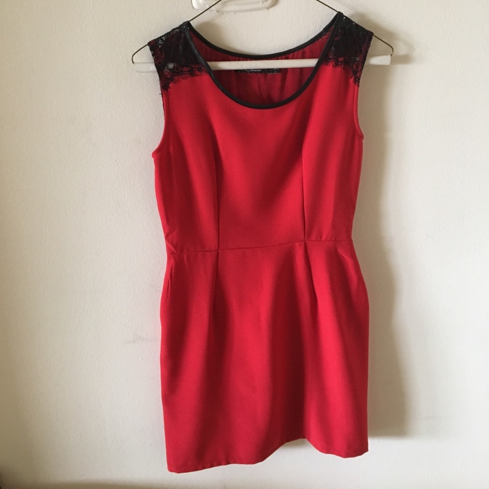 Red Carminn dress