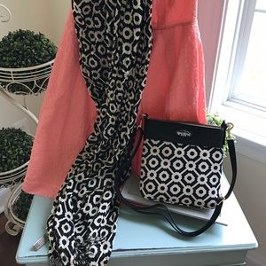 Spartina purse and scarf