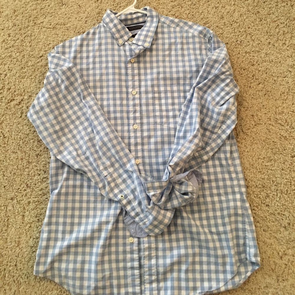 Banana republic Slim fit gingham shirt