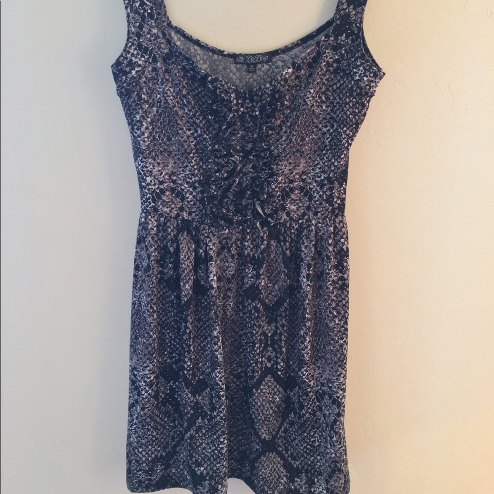 Cute Snakeskin Print Dress from Macy's size Medium