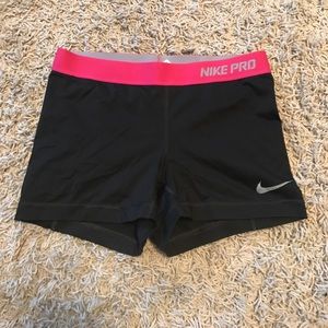 Nike Pro compression shorts womens Med Like New