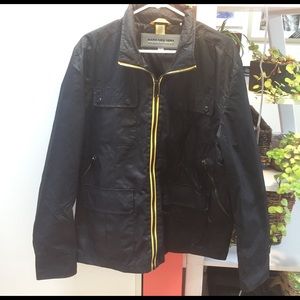 MARC NEW YORK L Men's black & yellow zip jacket