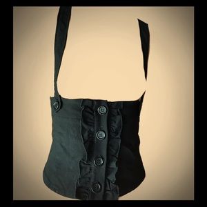 Black waist cincher
