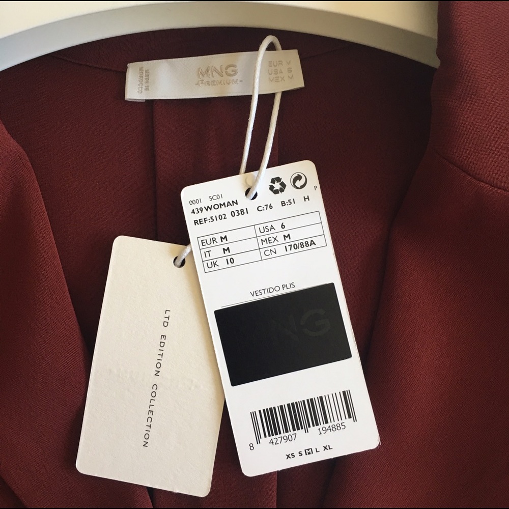 Mango premium vestido dress SizeM Us6 - Picture 3 of 6