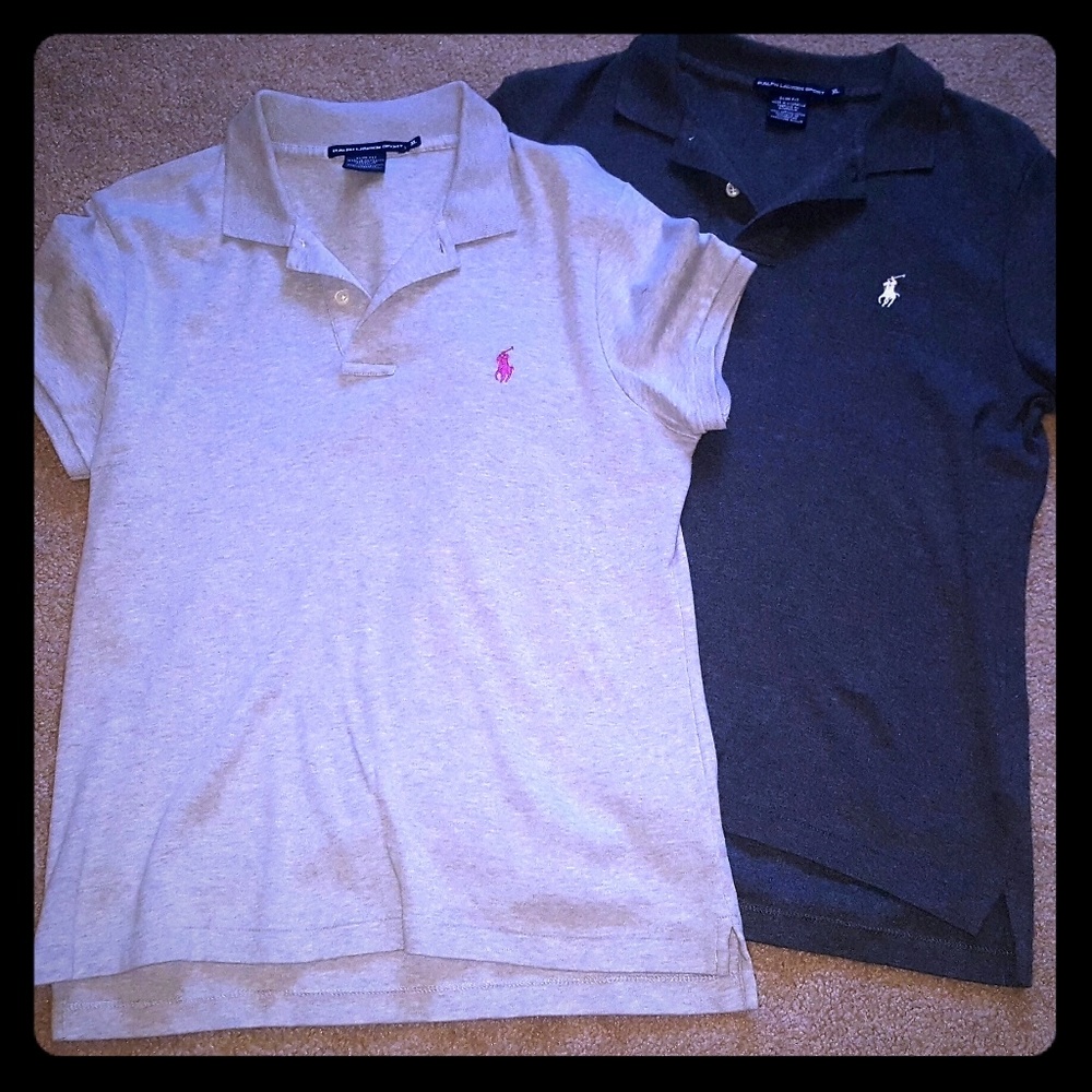 Lot of 2 Womens Ralph Lauren Sport Polo shirts