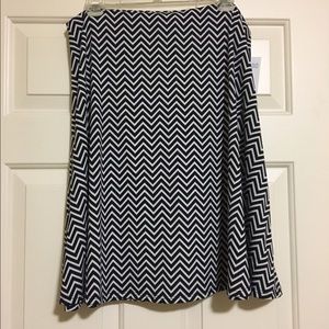 💥FLASH SALE💥NWT Chevron Azure Skirt! 🦄 UNICORN!