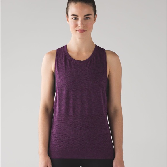lululemon athletica Tops - Lululemon Breeze By Muscle Tank Aurora Black
