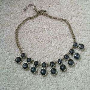 Infinity shaped crystal necklace