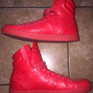 ZARA!! Red high Tops size 10