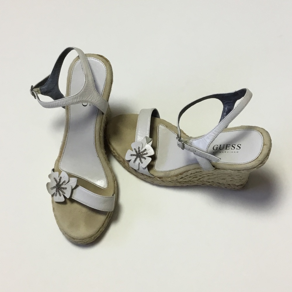 White sandals