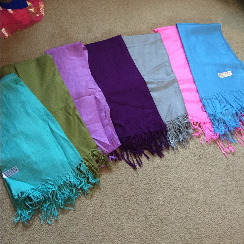 NWOT lot of pashmina scarves
