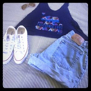 Vintage Levi cutoff's