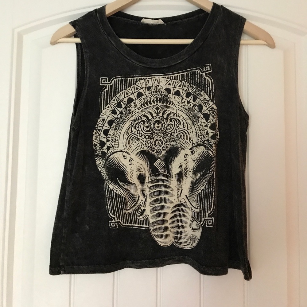 Elephant Crop Top