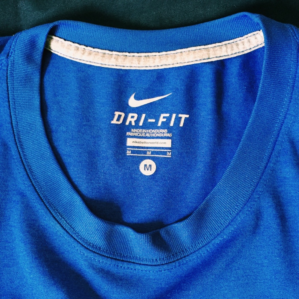 Blue Nike Dri Fit Shirt - Picture 2 of 3