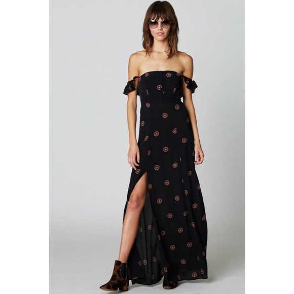 Flynn Skye Dresses & Skirts - ❌SOLD❌ NWT Flynn Skye Bardot Maxi Dress M