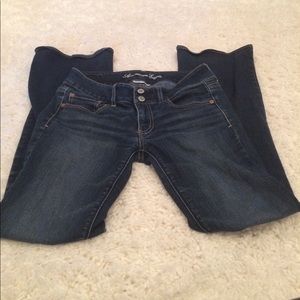 Dark wash artist jeans