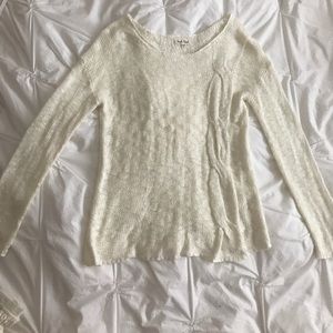 Cream knitted sweater