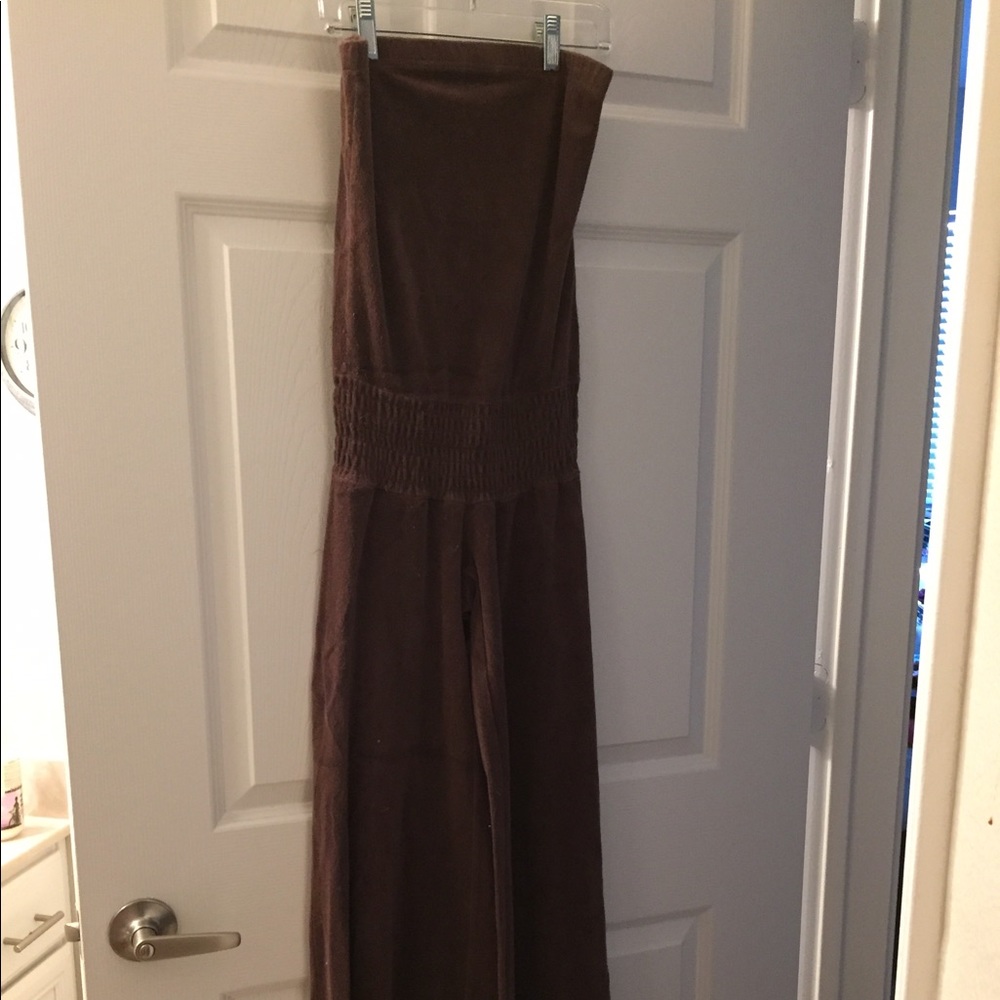 Strapless bathing suit cover up