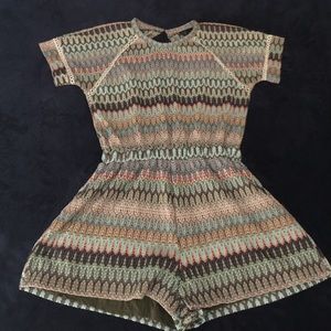 Topshop Women's Knitted Romper