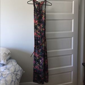 Floral print maxi dress