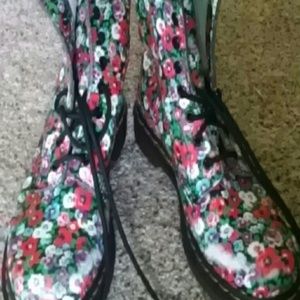 Floral Doc Martens Boots