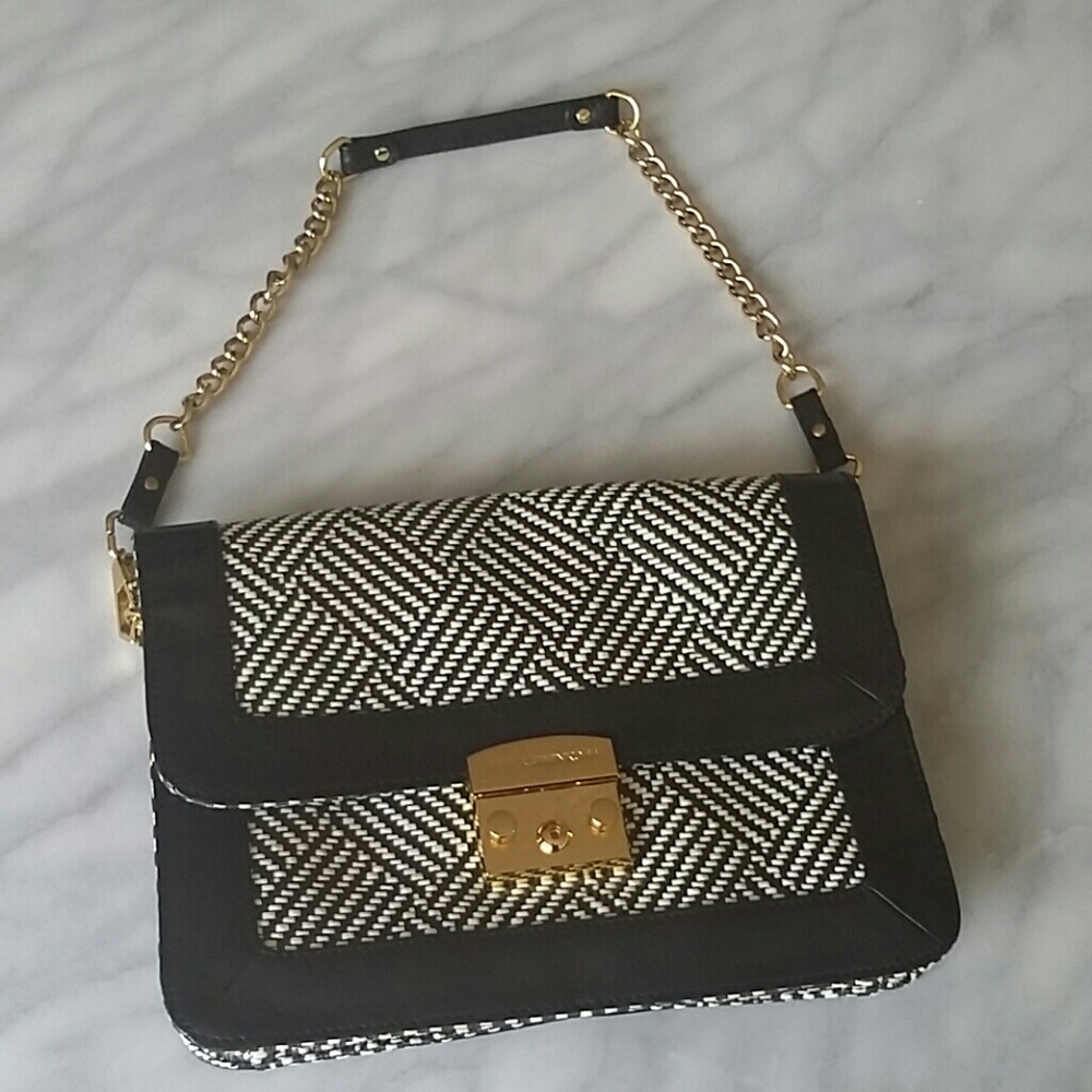 Rebecca Minkoff textured weave handbag