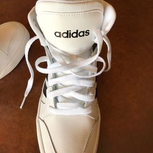 FLASH SALE!!!!BRAND NEW ADIDAS LEATHER HI-TOPS!!!!