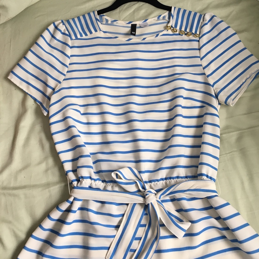 H&M nautical stripe top