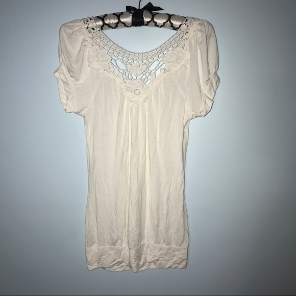 Crochet/lace shirt - Picture 2 of 3