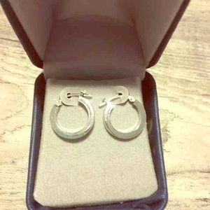 Small Silver Hoops