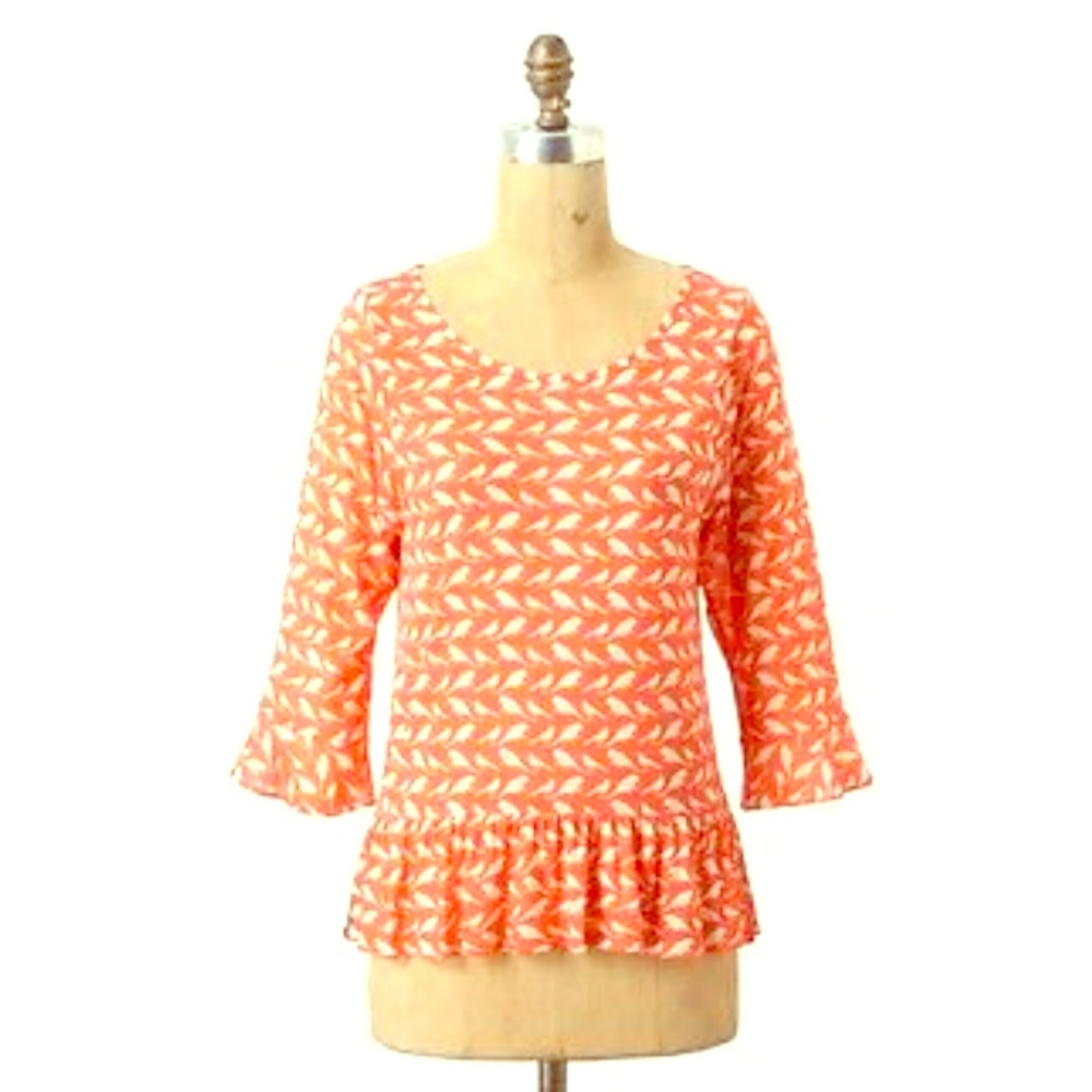 Adorable orange Weston Wear Anthropologie Medium